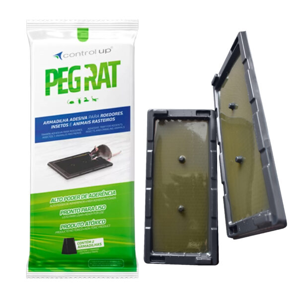 PEG RAT TRADICIONAL (Trampa adhesiva para roedores)-Pqte x 02 Tabletas (RATAS)